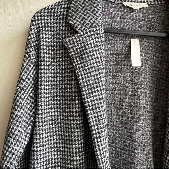 Madewell Brushed Knit Redford Blazer in Houndstooth Check - Picture 4 of 5